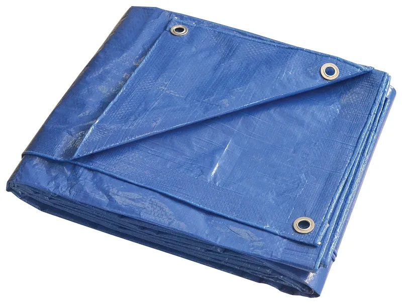 ProSource T3040BB90 Tarpaulin, 40 ft L, 30 ft W, 5 mil Thick, Polyethylene, Blue :EA: QUANTITY: 1