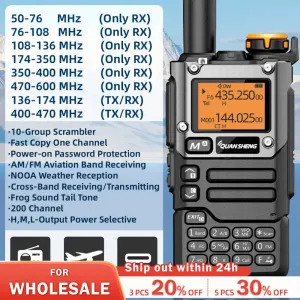 Quansheng UV K5 (8) Walkie Talkie Portable Am Fm Two Way Radio Commutator Station Amateur Ham Wireless Set Long Range Receiver