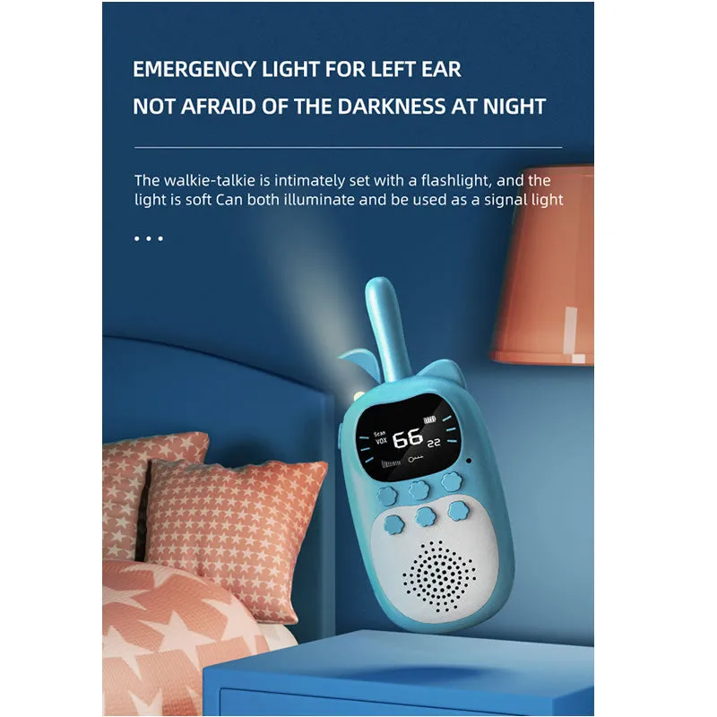 Rechargeable 2 Piece Children Walkie Talkie Ab-Dj01