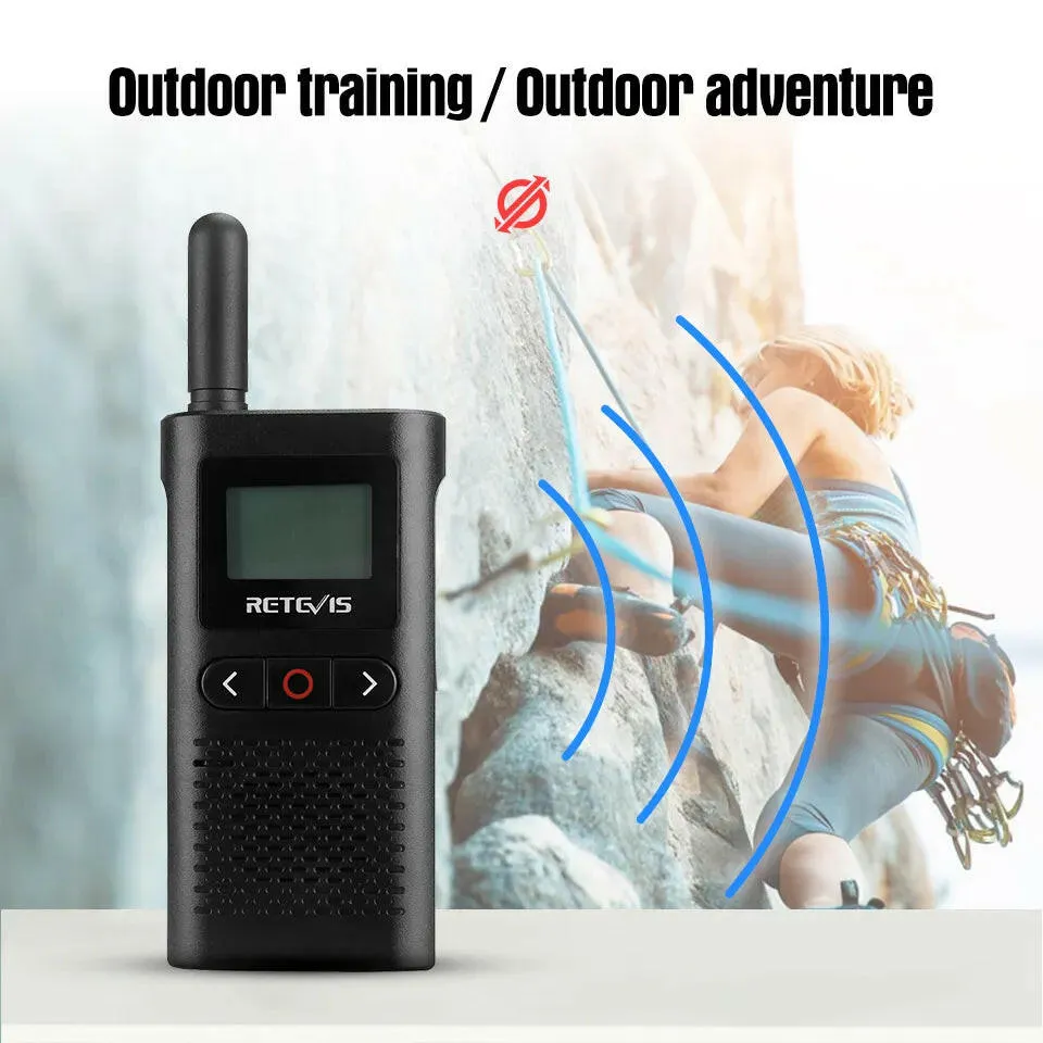 Retevis Walkie Talkie RB628 Long Range Portable Walkie-Talkie 2 Pcs Included PMR446 Rechargeable Two-way Radios For Hunting