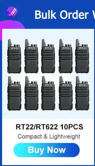 Retevis Walkie Talkie RB628 Long Range Portable Walkie-Talkie 2 Pcs Included PMR446 Rechargeable Two-way Radios For Hunting