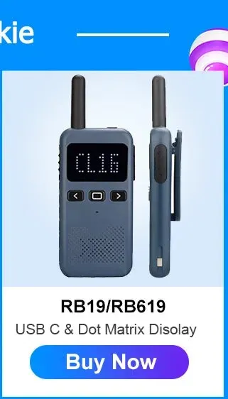 Retevis Walkie Talkie RB628 Long Range Portable Walkie-Talkie 2 Pcs Included PMR446 Rechargeable Two-way Radios For Hunting