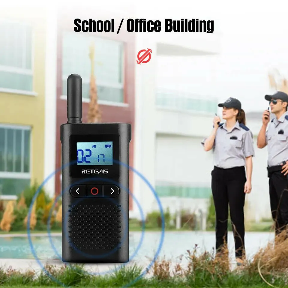 Retevis Walkie Talkie RB628 Long Range Portable Walkie-Talkie 2 Pcs Included PMR446 Rechargeable Two-way Radios For Hunting