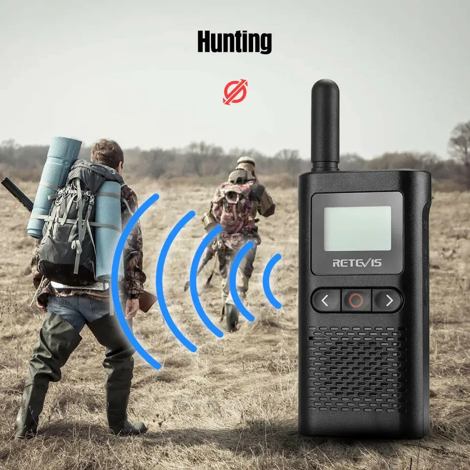 Retevis Walkie Talkie RB628 Long Range Portable Walkie-Talkie 2 Pcs Included PMR446 Rechargeable Two-way Radios For Hunting