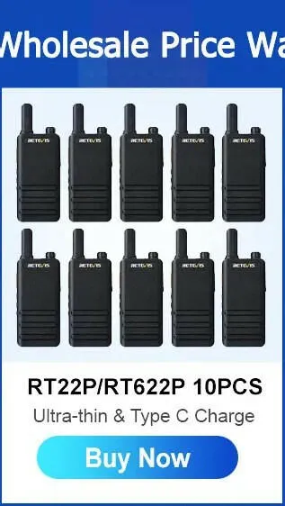 Retevis Walkie Talkie RB628 Long Range Portable Walkie-Talkie 2 Pcs Included PMR446 Rechargeable Two-way Radios For Hunting