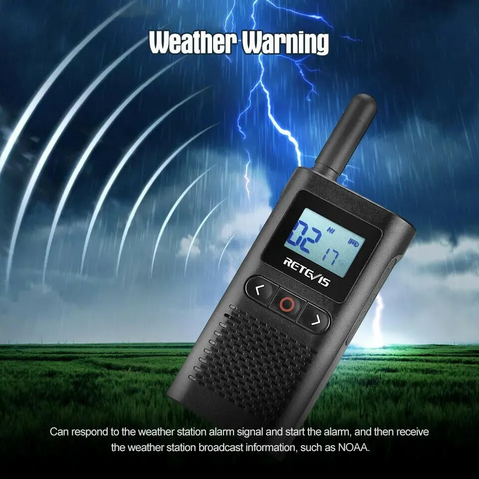 Retevis Walkie Talkie RB628 Long Range Portable Walkie-Talkie 2 Pcs Included PMR446 Rechargeable Two-way Radios For Hunting