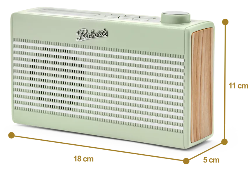 Roberts RAMBLERBTMLG Rambler BT Mini - Dab/Fm Bluetooth Portable Radio - Leaf Green