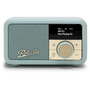 Roberts Revival Petite 2 DAB DAB  Bluetooth Rechargeable Digital Radio Duck Egg