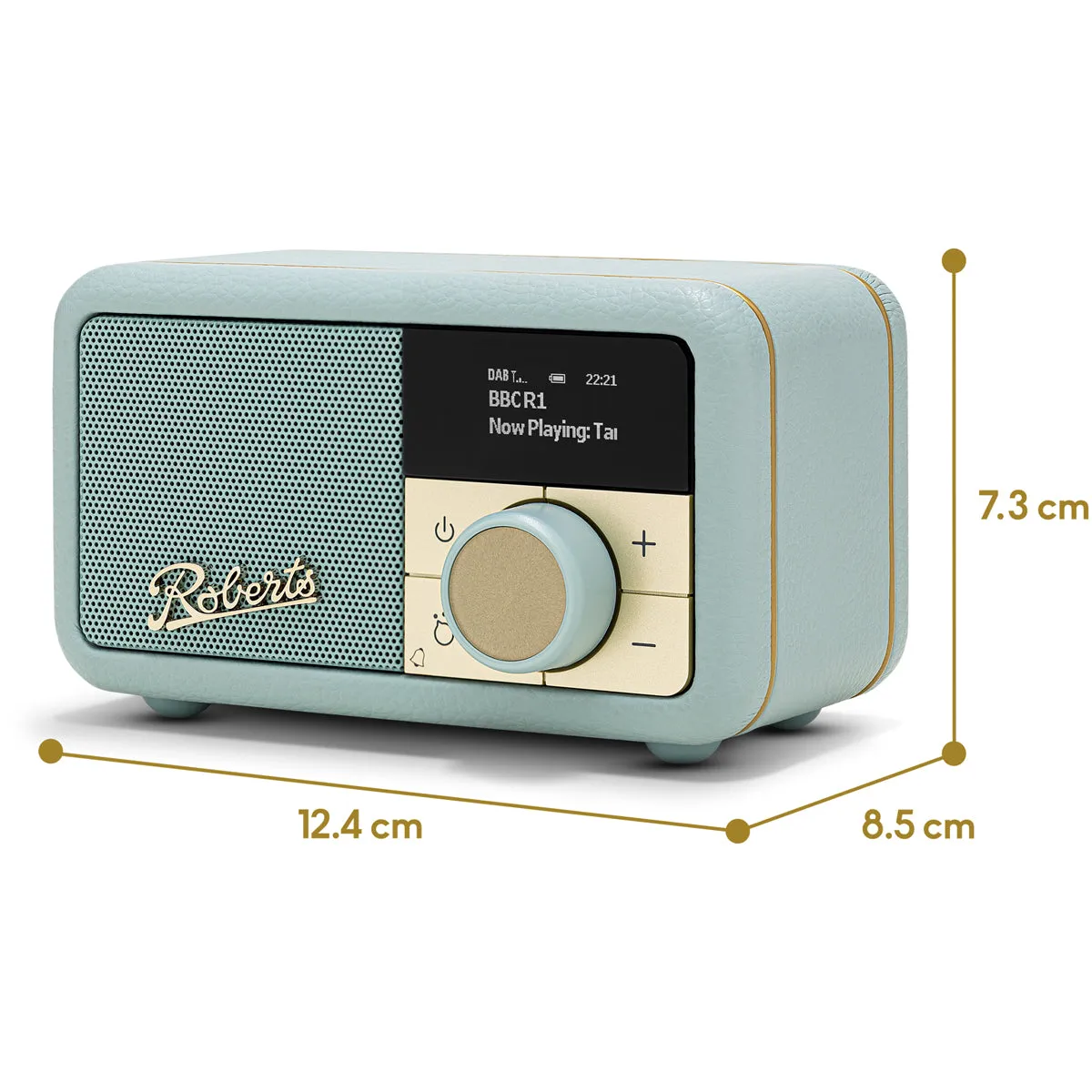 Roberts Revival Petite 2 DAB DAB  Bluetooth Rechargeable Digital Radio Duck Egg