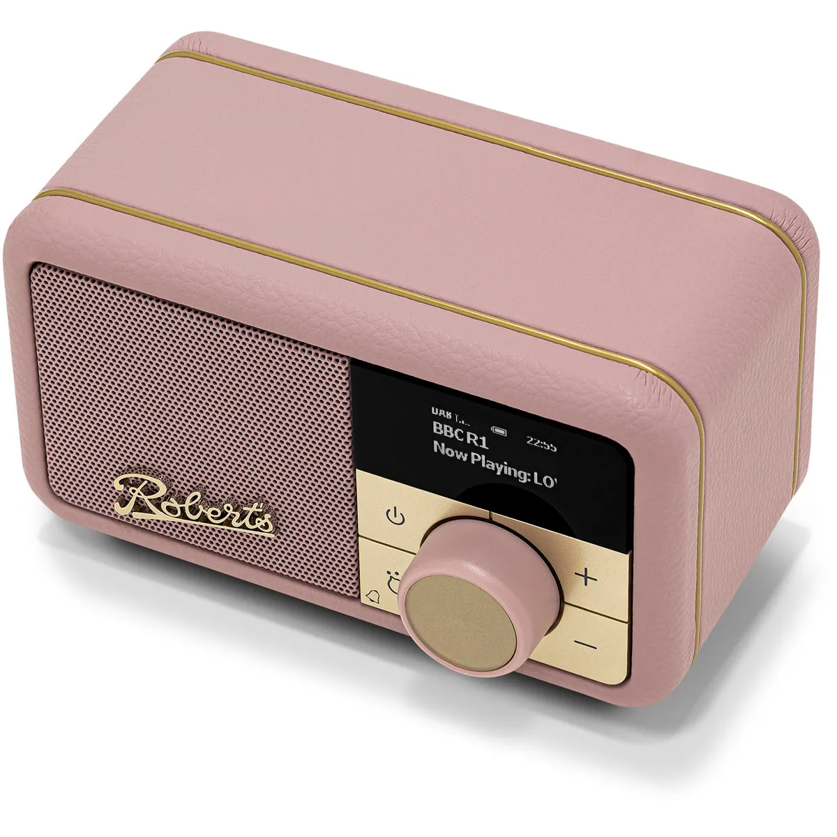 Roberts Revival Petite 2 DAB DAB  Bluetooth Rechargeable Digital Radio Dusky Pink