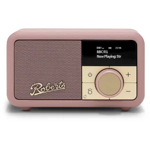 Roberts Revival Petite 2 DAB DAB  Bluetooth Rechargeable Digital Radio Dusky Pink