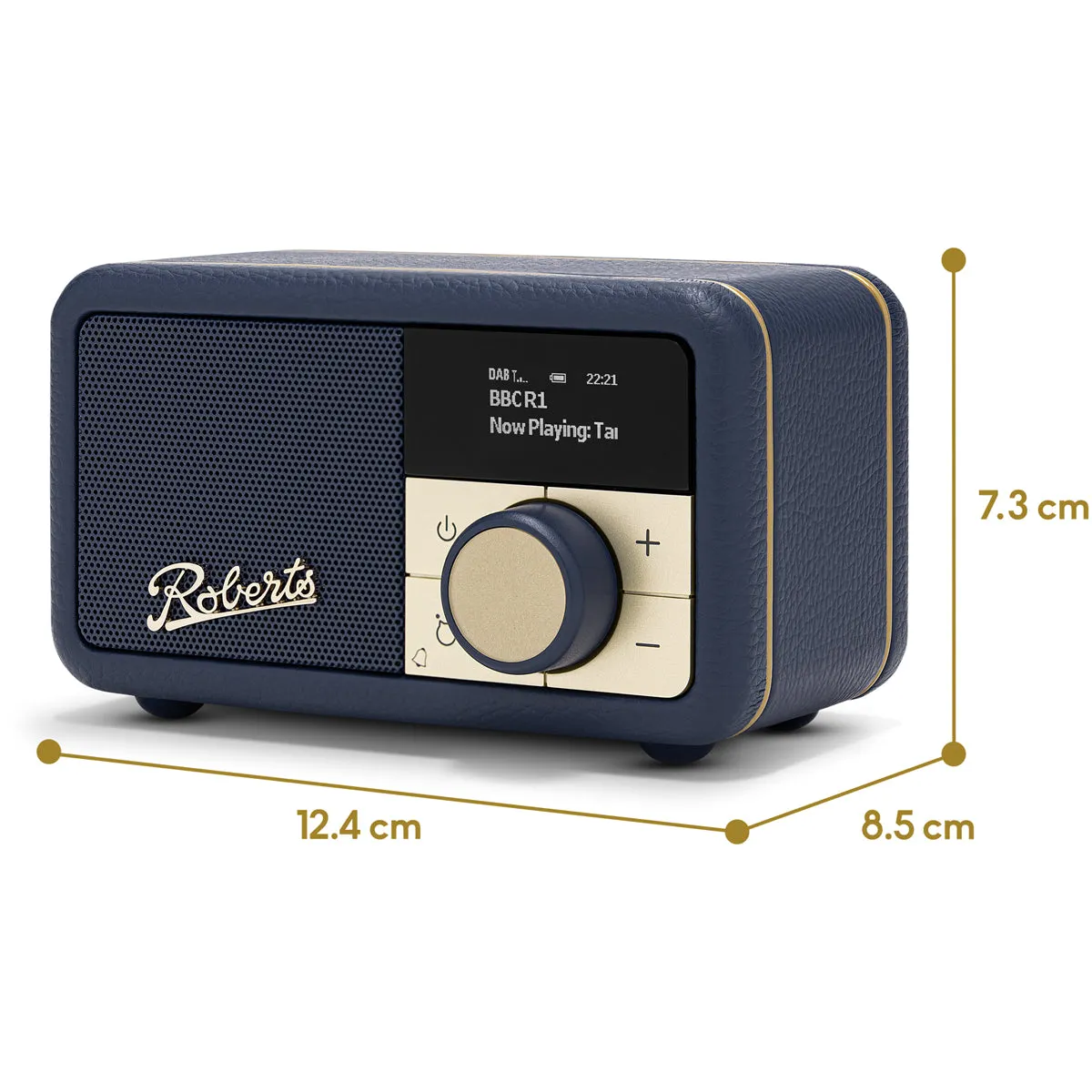 Roberts Revival Petite 2 DAB DAB  Bluetooth Rechargeable Digital Radio Midnight Blue