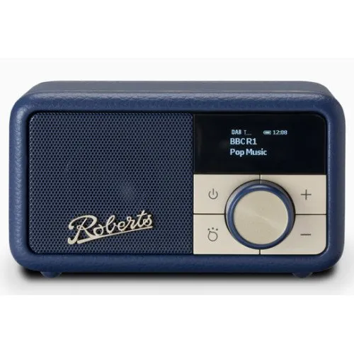 Roberts Revival Petite DAB DAB  Bluetooth Rechargeable Digital Radio Midnight Blue
