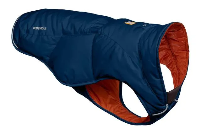 Ruffwear Quinzee Insulated Dog Jacket with free Beacon safety light