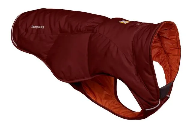 Ruffwear Quinzee Insulated Dog Jacket with free Beacon safety light