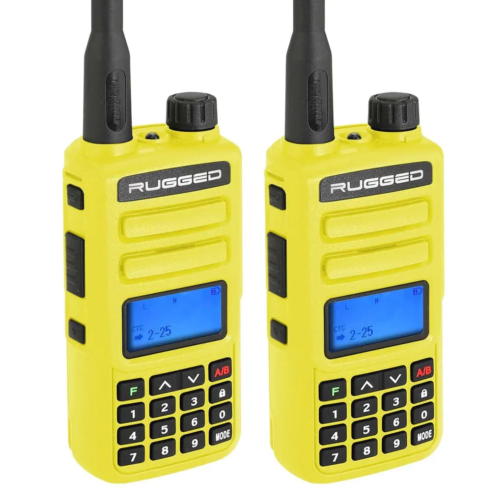 Rugged GMR2 Handheld GMRS/FRS Radios - Pair