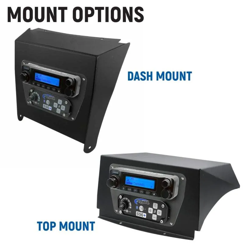 Rugged Radios STX Stereo G1 GMRS Mobile Radio and Intercom Kit - Top Mount - Kawasaki Teryx KRX