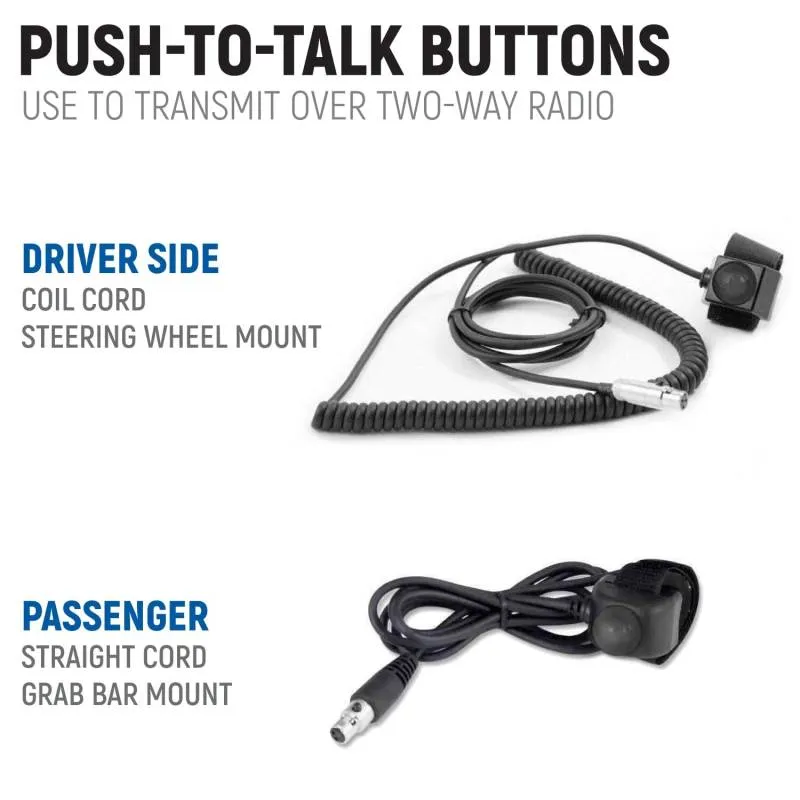 Rugged Radios STX Stereo G1 GMRS Mobile Radio and Intercom Kit - Top Mount - Kawasaki Teryx KRX