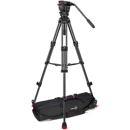 Sachtler 0473AM System FSB 6 MK II Sideload and 75/2 Aluminum Tripod Legs with Mid-Level Spreader and Bag