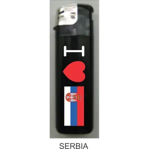 Serbia Love Refillable Lighter