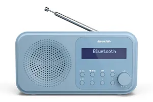 Sharp DRP420BL Tokyo Portable DAB Digital Radio With Bluetooth, Blue