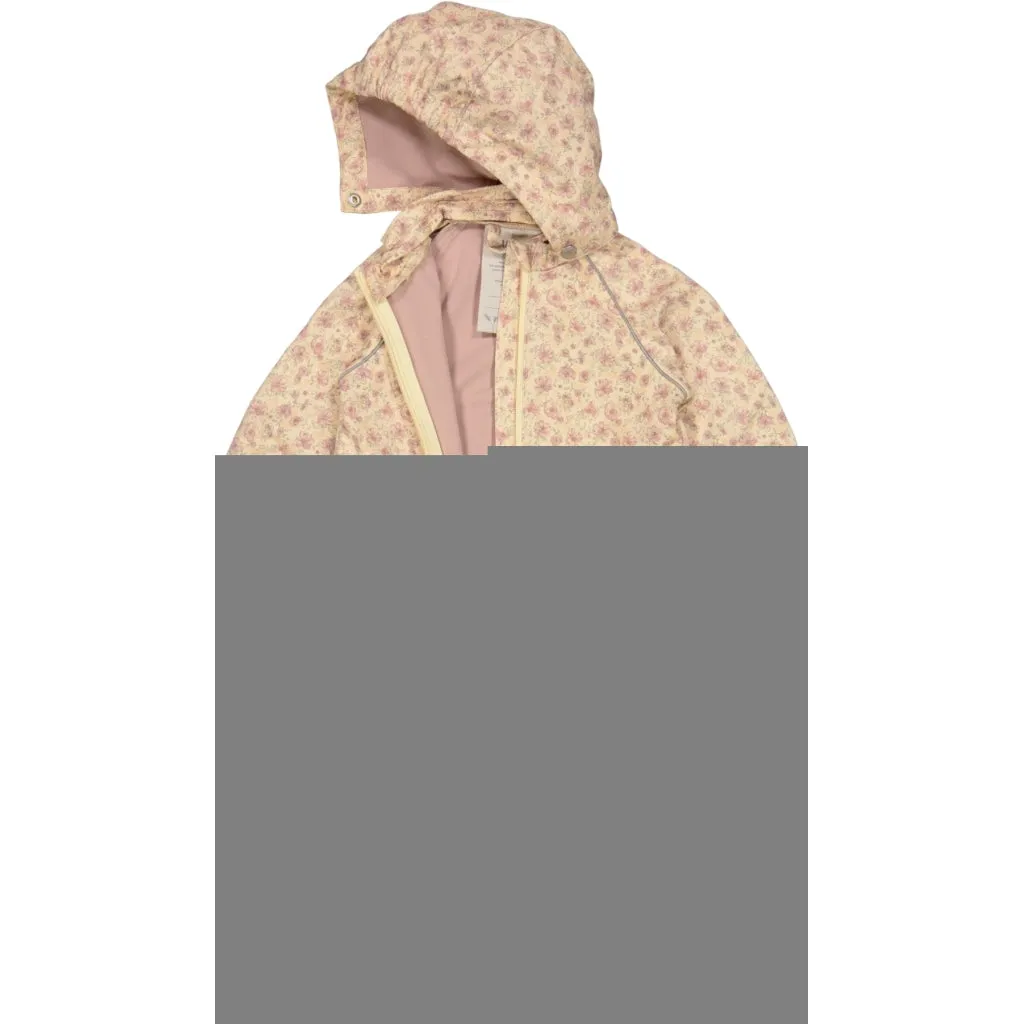 Softshell Suit - soft beige flowers