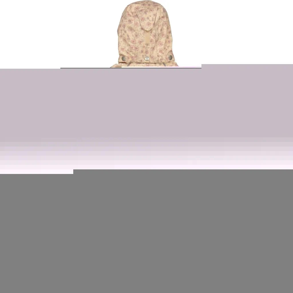 Softshell Suit - soft beige flowers