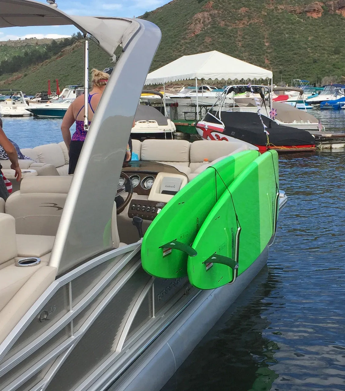 SUP Rack for Pontoon Boats