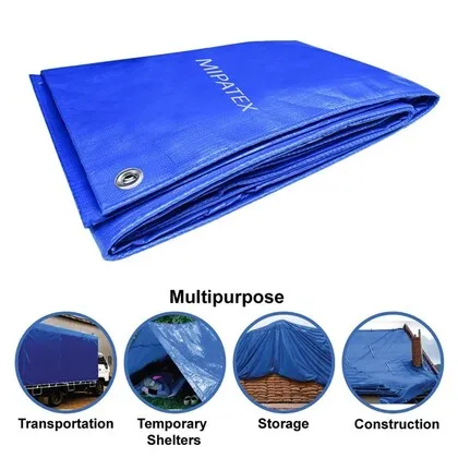 Tarpaulin 8x9m 700gsm PVC Extra Heavy Duty All Purpose Waterproof Cover