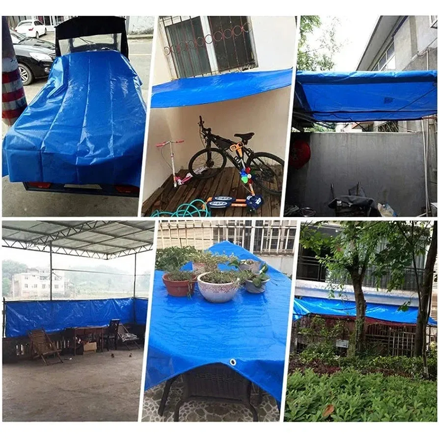 Tarpaulin 8x9m 700gsm PVC Extra Heavy Duty All Purpose Waterproof Cover