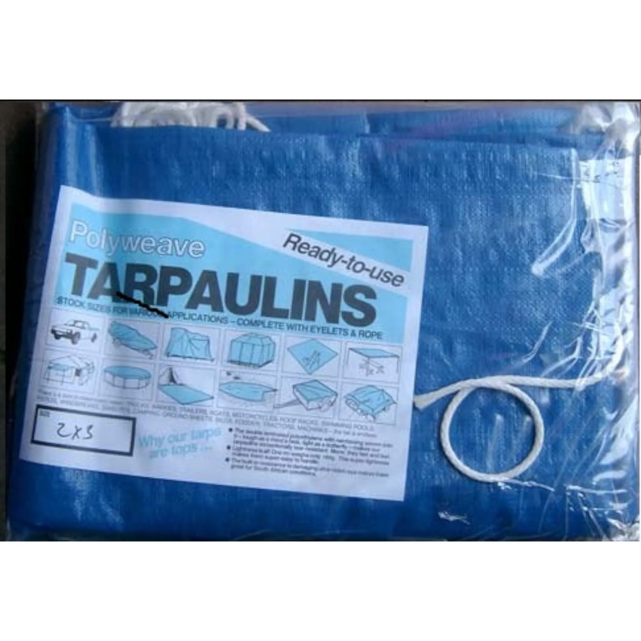 Tarpaulin 8x9m 700gsm PVC Extra Heavy Duty All Purpose Waterproof Cover