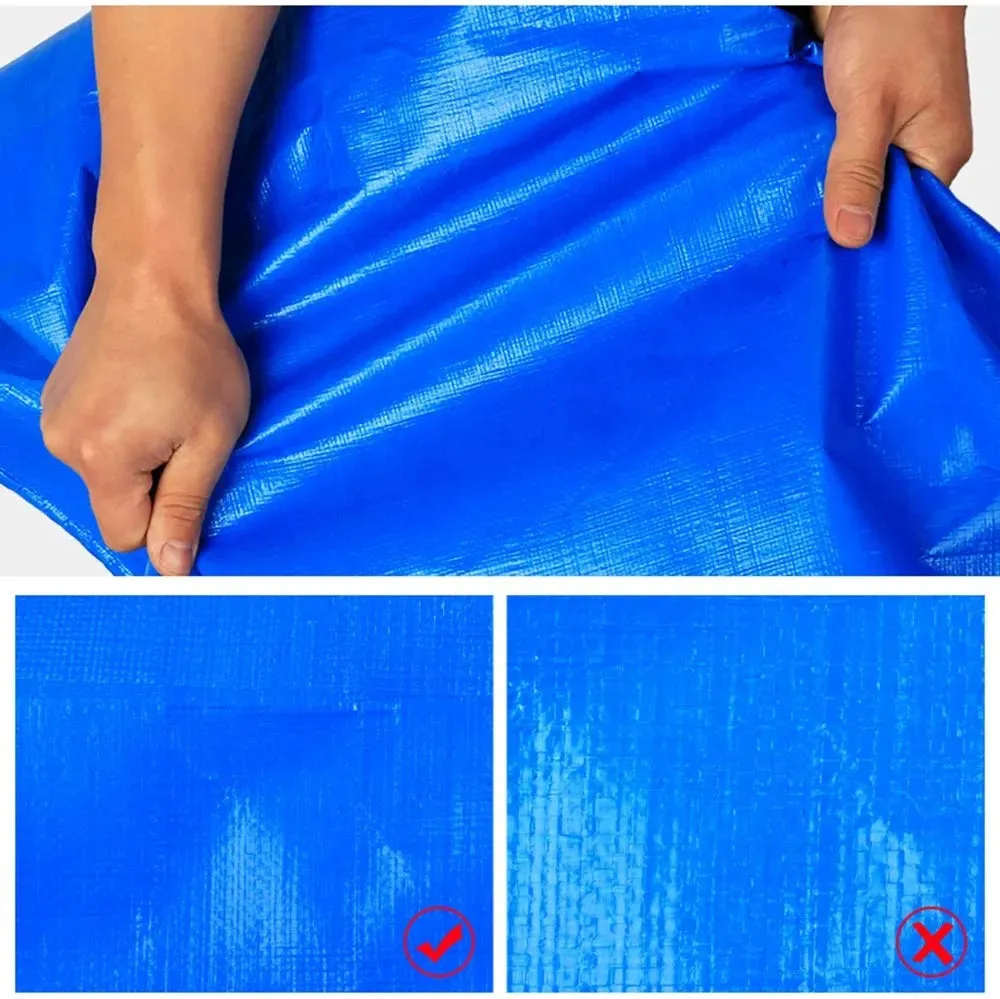 Tarpaulin 8x9m 700gsm PVC Extra Heavy Duty All Purpose Waterproof Cover