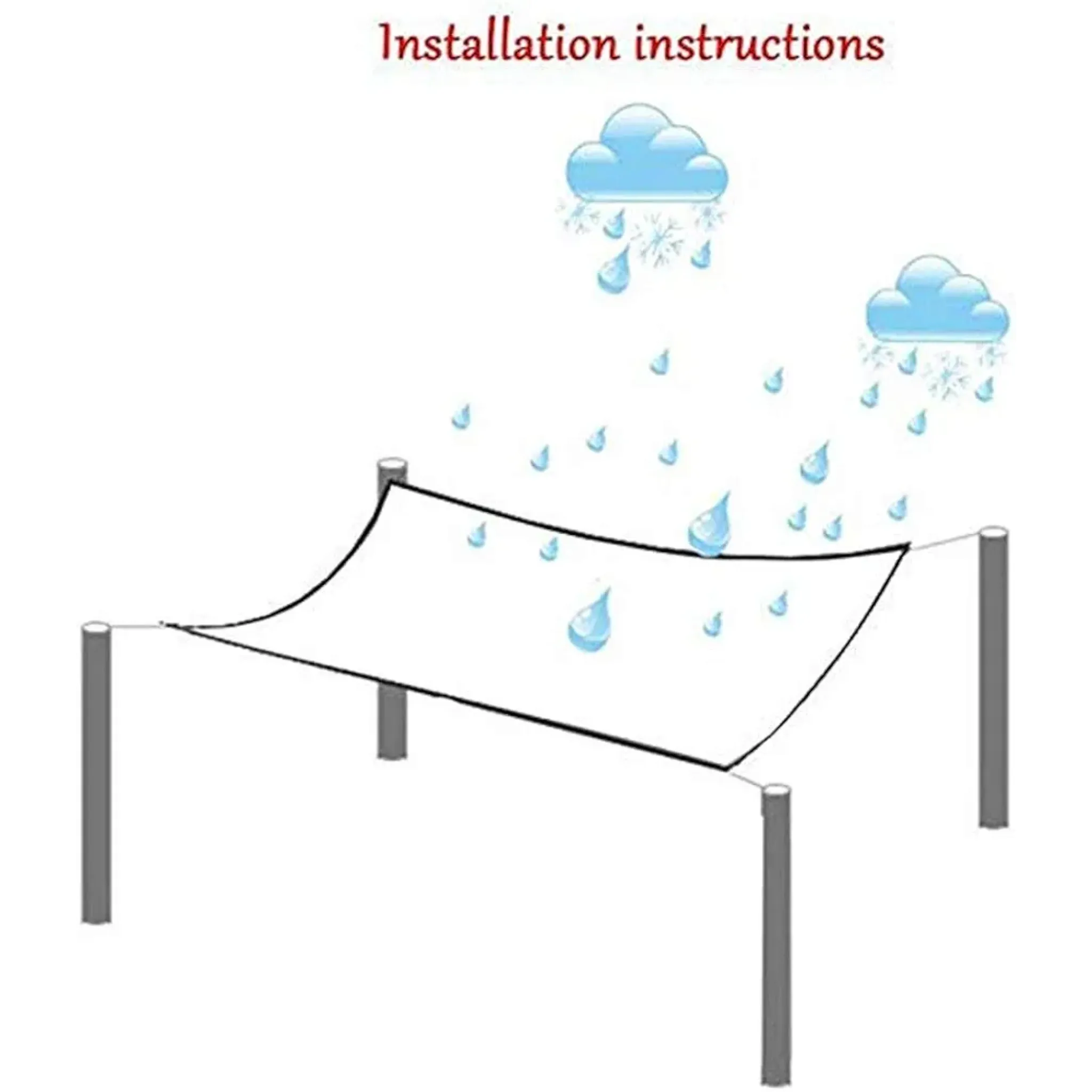Tarpaulin 8x9m 700gsm PVC Extra Heavy Duty All Purpose Waterproof Cover