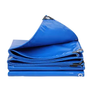 Tarpaulin 8x9m 700gsm PVC Extra Heavy Duty All Purpose Waterproof Cover