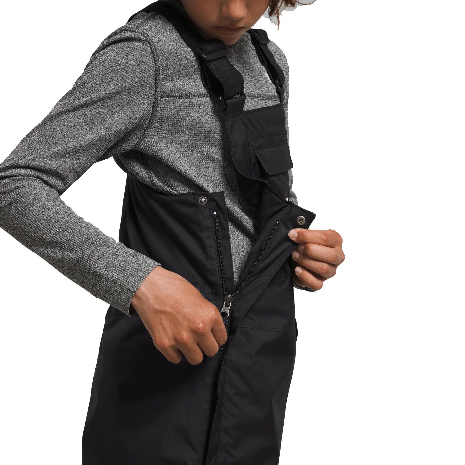 The North Face Youth Freedom Insulated Bib 2024 TNF Black