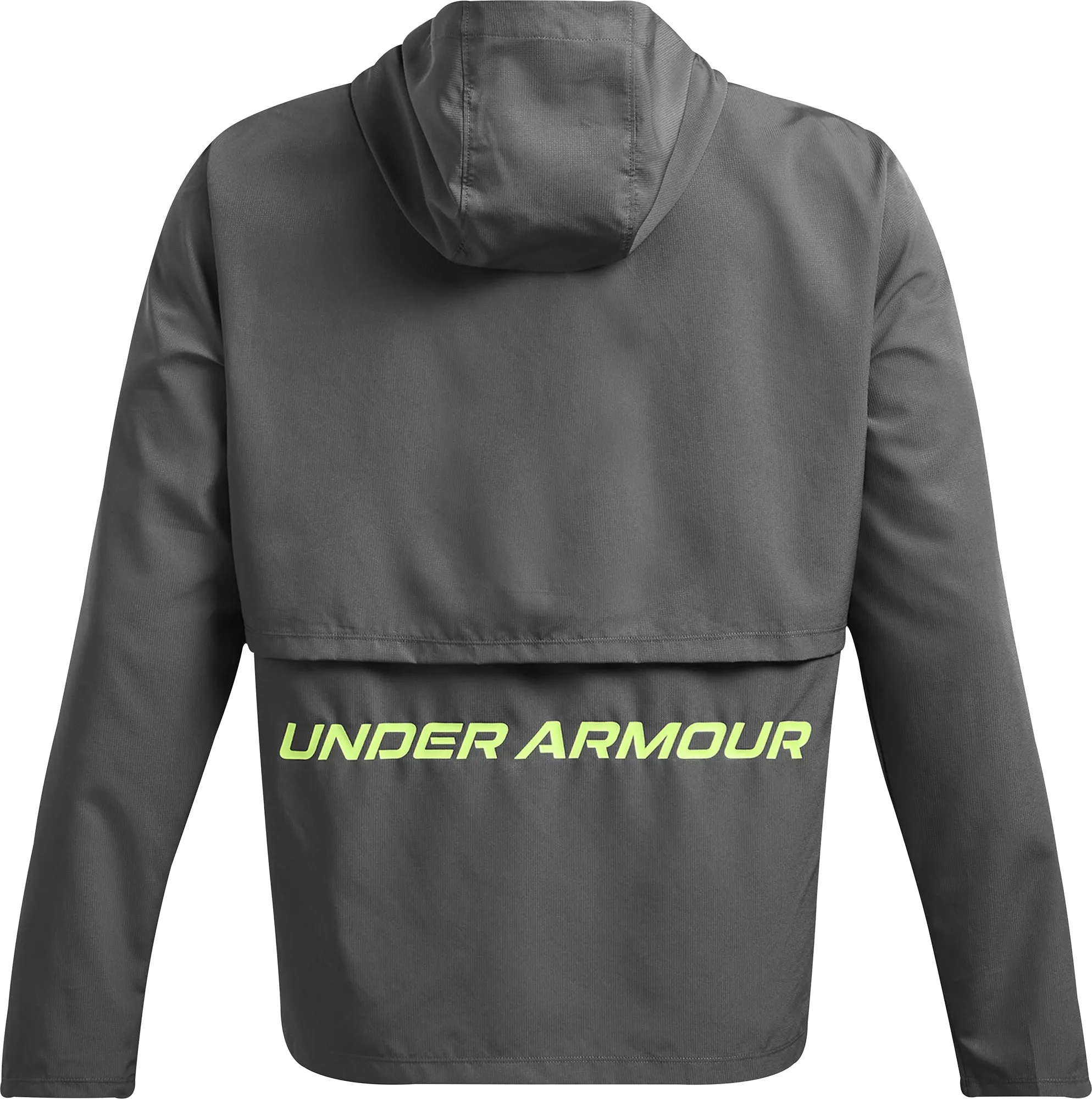 Under Armour Launch Hooded Mens Running Jacket - Grey