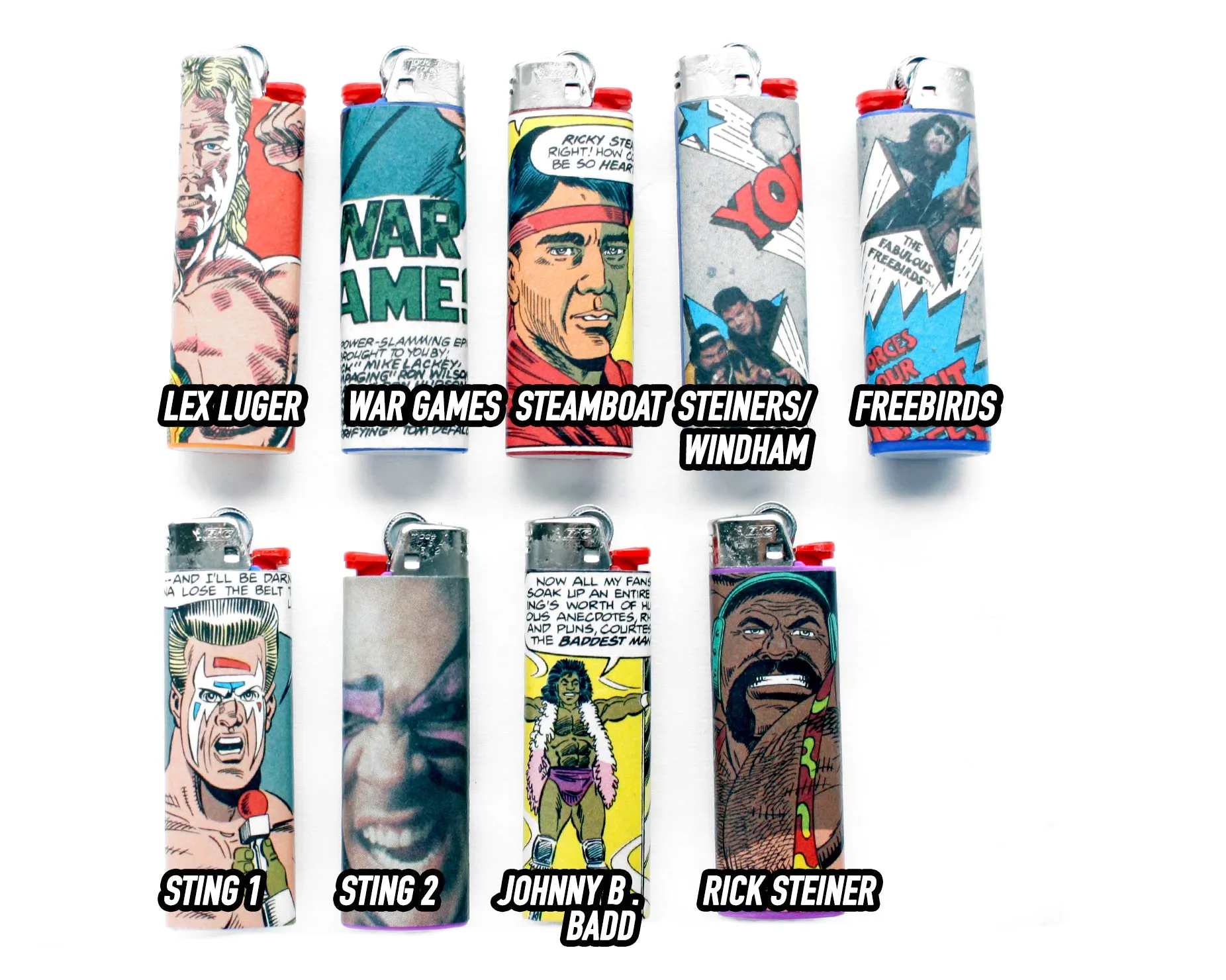 WCW COMIC BOOK LIGHTERS [SERIES 2]